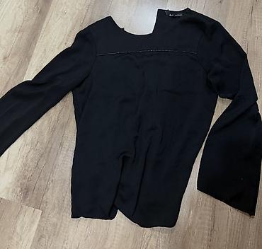 pul kiseleri: ZARA BASIC qadın bluzası ORİJİNAL - Rəng: qara - Kolleksiya: ZARA — 2