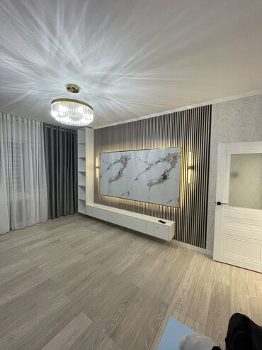 квартира керек дордой жактан: 2 комнаты, 52 м², 105 серия, 4 этаж, Евроремонт