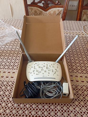 xetsiz internet: TP-Link TD-W8961N ADSL2+ Wi‑Fi router Xüsusiyyətlər: - ADSL2/ADSL2+ — 2