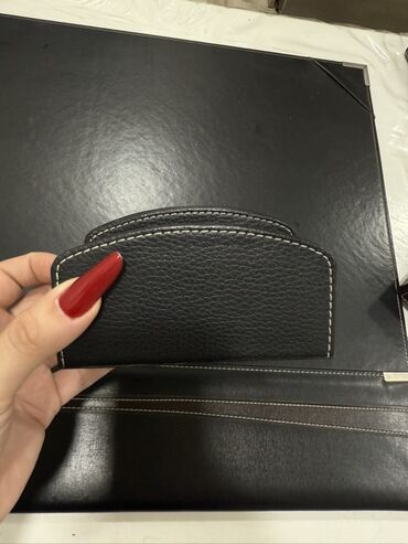 Masaüstü dəstlər: Ofis üçün dəri masaüstü təşkilatçı dəst – OFICA - Material: süni/dəri — 11