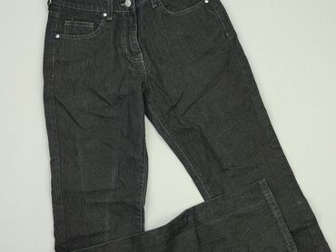 czarne jeansowe spódnice: Jeansy, XS, stan - Bardzo dobry