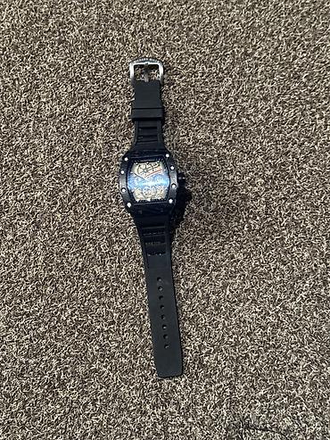 карманные часы купить: Часы наручные в стиле Richard Mille, тонированный корпус бочкообразной — 1