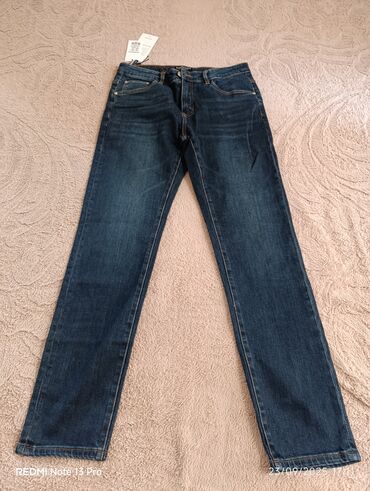 атласные сорочки ночные: Raffinati Premium Jeans – kişilər üçün - Model: Klassik düz kəsim