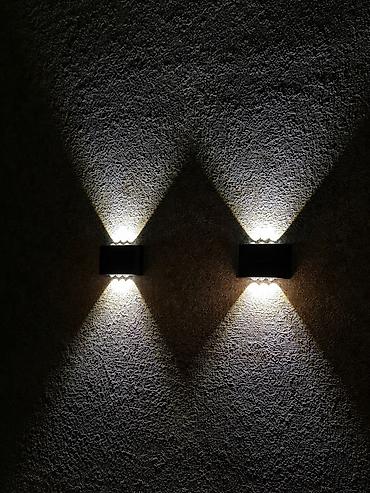 çəki açarı: Günəş enerjili LED divar lampası - İki tərəfli işıqlandırma: Üst və — 1