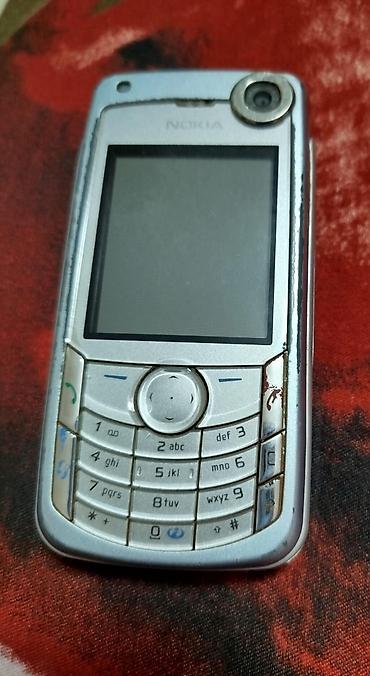 philips xenium 9@9u: Nokia 6680, rəng - Gümüşü, Düyməli — 1