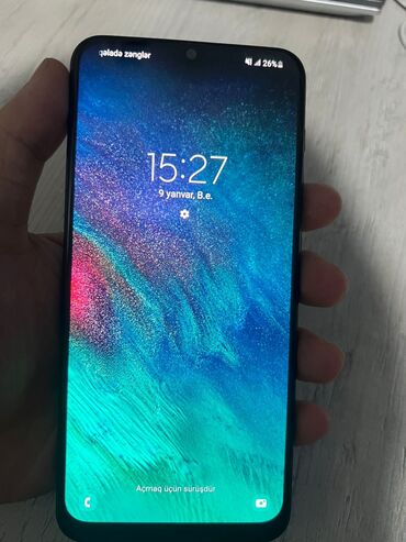 Samsung: Samsung Galaxy A30, 32 GB, rəng - Qara, Sensor, Barmaq izi, İki sim kartlı