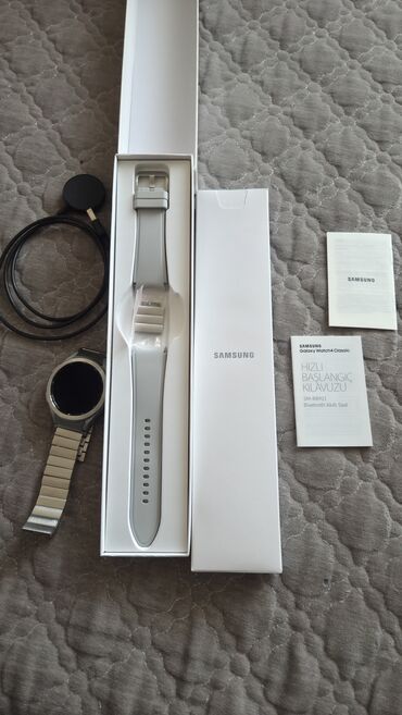 Smart saatlar: İşlənmiş, Smart saat, Samsung, Sensor ekran, rəng - Gümüşü -da lalafo.az — 3 Smart saatlar: İşlənmiş, Smart saat, Samsung, Sensor ekran, rəng - Gümüşü — 3