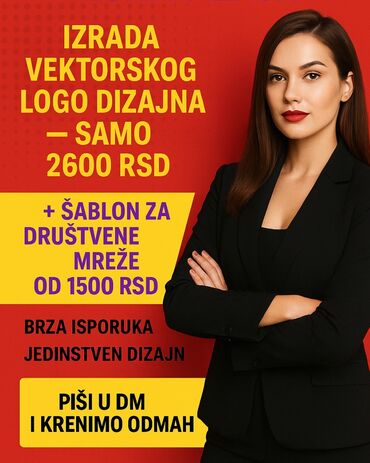 Nudim usluge izrade profesionalnog vektorskog logo dizajna po