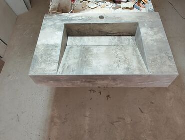 Hamam üçün aksessuarlar: Mərmər effektli konsol-lavabo modulu - Material: Parlaq səthli — 17