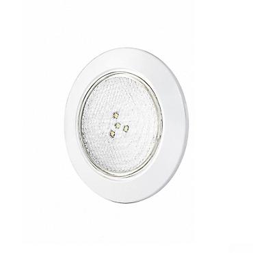 ledlər: LED hovuz lampası 45W ağ LED hovuz lampası, ABS ağ çərçivə, Ø281 mm — 1