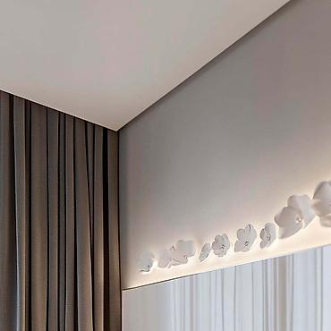 Потолочные работы: Натяжные потолки с трековыми светильниками Парящие потолки Теневые — 4