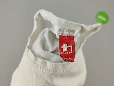 bluzki basic z dekoltem v: T-shirt damski, rozmiar L — 4