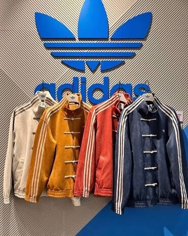 куртка для взрослых: Мужская куртка, 4XL (EU 48), Adidas, Новый, цвет - Черный, Бесплатная доставка