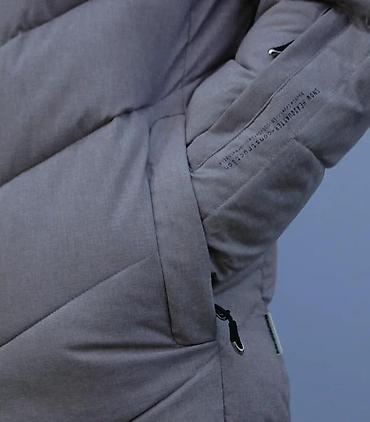 Zimske jakne: Muška zimska jakna – siva - Topla, punjena jakna sa proštepom u — 4