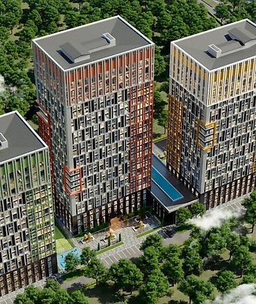 Новостройки от застройщика: Строится, Элитка, 1 комната, 56 м² — 4