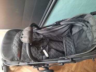 Коляски: Коляска, цвет - Черный, Б/у — 14