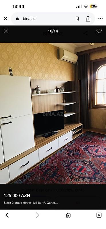 əmlak satisi: Bakı, Qaraçuxur qəs., 2 otaqlı, Köhnə tikili, 48 kv. m — 9