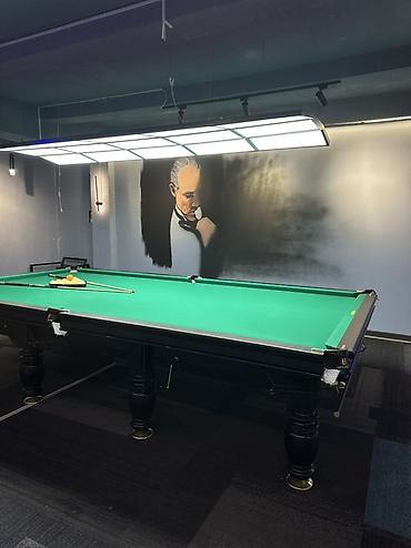 Бильярдные столы: Бильярдный стол для русского бильярда с полным оснащением. 12 фут — 5