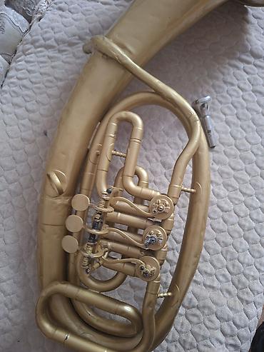 Спорт и хобби: Şaquli tenor/alt bariton (helicon tərzində) nəfəs aləti 050320 37 40 — 4