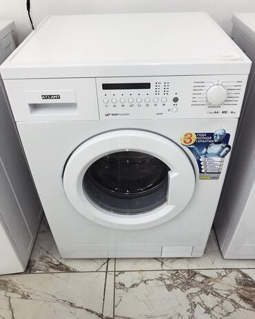 резина для стиральной машины: Стиральная машина Atlant, Б/у, Автомат, До 6 кг, Полноразмерная
