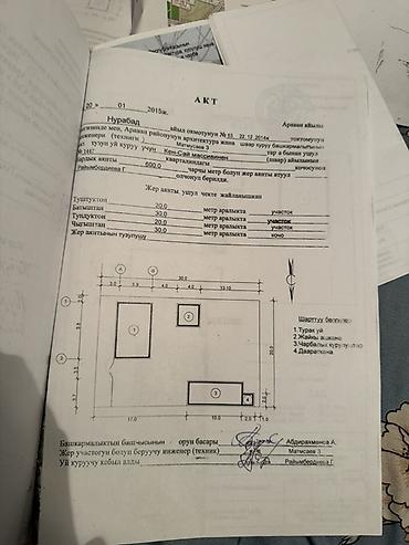 Куплю дом: Продаётся участок 6 соток в массиве Кен-Сай (выше села Гульбаар) — 8