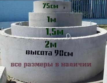 токмок пасуда: Темир-бетон квадрат септик үчүн, Өлчөмү: 100 x 90 x 20 см, Акылуу орнотуу, Чекене