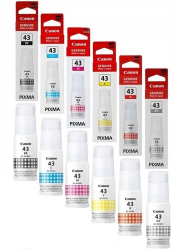 ВАЗ (ЛАДА): Məhsul: Canon GI-43 6 rəngli orijinal boya dəsti Kodlar: GI-43BK