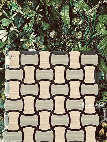 Beton panel divarlar: Dekorativ MDF 50"50yə dekorlar - Tətbiq sahəsi: qonaq otağı, yataq — 5