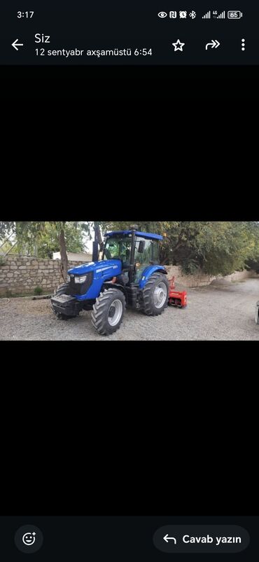 təkər 16 c: Traktor YTO 1154, 2023 il, 115 at gücü, motor 4 l, İşlənmiş