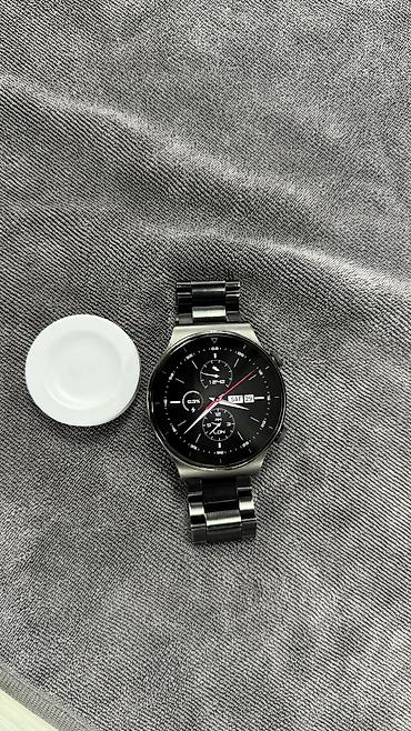 soft shell: Спортивные часы часы, Huawei (Watch GT), GPS, Пульсометр, Компас, Оригинал, Мужские, Б/у — 7