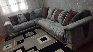 Divanlar: Tac Mebel künc divanları – şəxsi modellər - Elegant dizaynlı L — 16