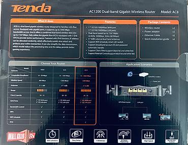 modem wifi: Tenda markasının modemidir. Tam yenidir, istifadə olunmayıb, qutusu — 2