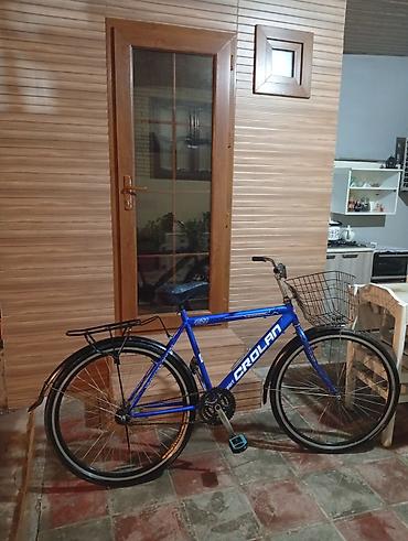 berkut velosiped: KroLan şəhər velosipedi – klassik rahat sürüş üçün. - Rəng: mavi, ağ — 4
