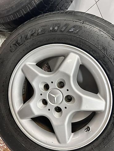 mersedes diskisi: Mercedes-Benz üçün 4 ədəd orijinal yüngül lehimli disk və şin — 3