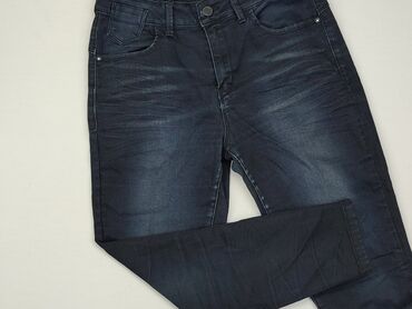 sukienki jeansowa z paskiem: Jeans, S (EU 36), condition - Good