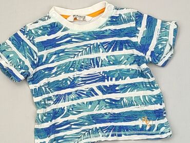 niebieska koszula satynowa: Koszulka, 3-6 m, stan - Dobry