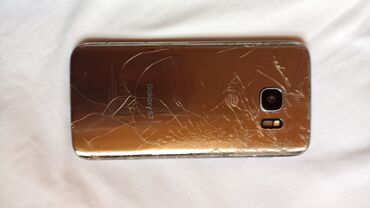 smart watch умные часы gt08: Samsung Galaxy S7, Колдонулган, 32 ГБ, түсү - Алтын, 2 SIM