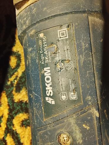 Elektrik əl alətləri: SKOM SK-AG2150 bucaqslıdaş (angle grinder) - Model: SK-AG2150 - Güc — 1