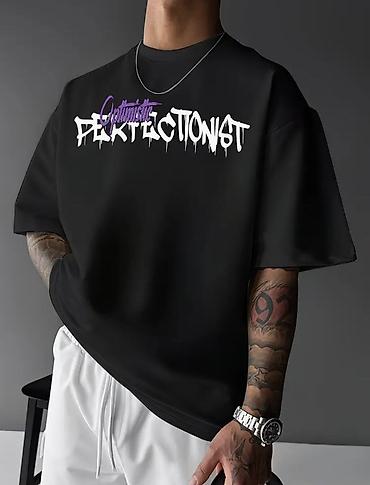 pull and: ✨ Футболка стильная, с графикой «Optimistic Perfectionist». (унисекс) — 3