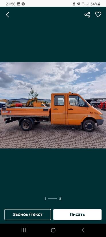 спиринтер: Mercedes-Benz Sprinter: 2002 г., 2.2 л, Механика, Дизель, Фургон