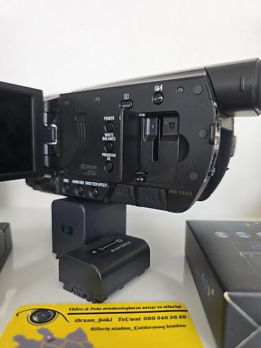 Videokameralar: Sony CX900 FullHD 1920/1080 video kamera. Gəlmədir Azərbaycanda — 5