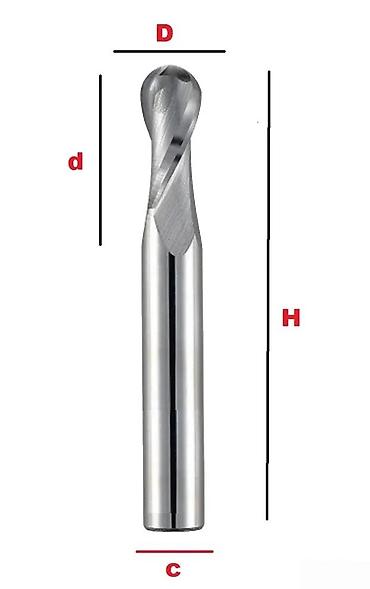 monofazni motor za cirkular: DVOPERP LOPTASTO PRIHVAT 6MM VRH R3 DUZINA 100MM | Kvalitetno — 2