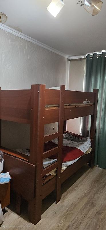 study table: Двухъярусная кровать из массива дерева - Материал: древесина (тон — 2