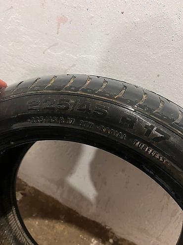 şam disk 17: Avtomobil şini – 225/45 R17 91W, radial, tubeless. - Ölçü: 225/45 R17 — 1