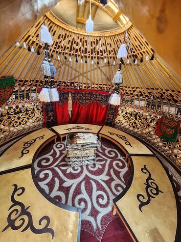 Аренда юрт: Аренда юрты, Каркас Деревянный, 75 баш, Казан, Посуда, С полом — 9