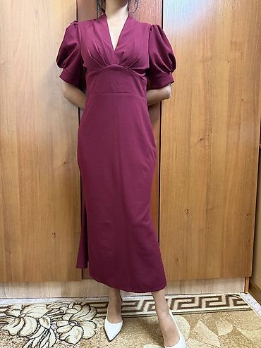 Повседневное платье, Осень-весна, Длинная модель, S, M