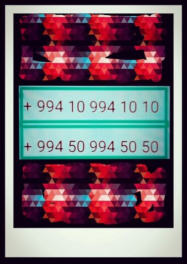 masin nomreleri: Nömrə: ( 050 ) ( 9945050 ), Yeni