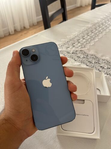 metbex ucun qaz sobalari: IPhone 14, Голубой