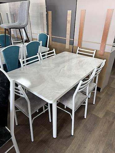 Кухонные столы и стулья: Кухонный стол и стул, Новый — 14