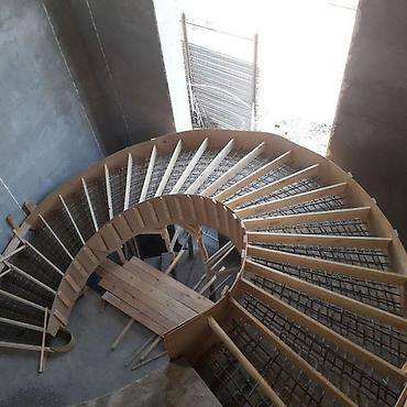 Бетонные лестницы: Изготовление на бетонный лестнице любой сложная проектная Кыргызстане — 4